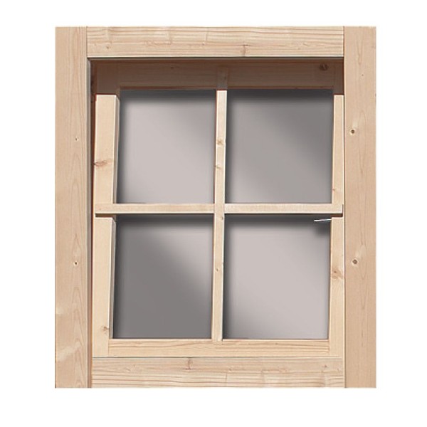 Zusätzliches Fenster für Karibu Holz-Gartenhäuser