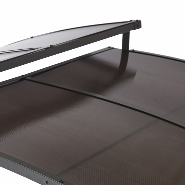 Polycarbonat-Dachplatten-Set graubraun für Profi-Grillpavillon 2,45 x 1,5 m